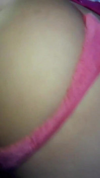 The Hot Babe Dressed in Pink Decided to Show Her Hot Ass to the Black Guy