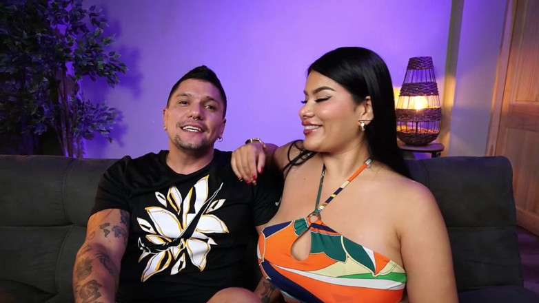 Issane: Behind the Scenes! My Stepbrother-in-law Fucks Me on the Couch...