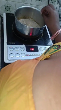 Making Tea in Hot Blouse