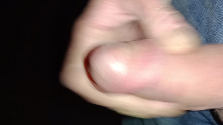 Rockardglans: Night Time Cruising, Big Uncut Cock Wanking and Cumming in...