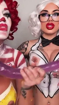 Halloween Dildo JOI with Friends