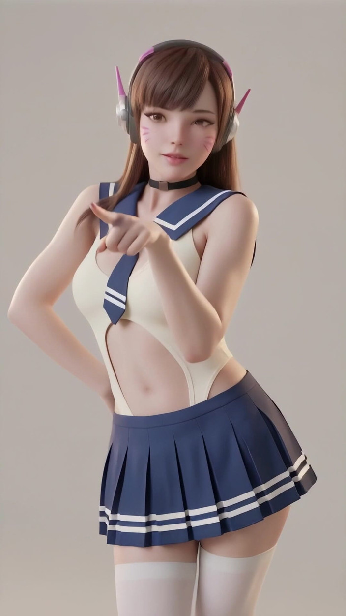 3D-Hentai Games: D.va's Lovely Dance (apink - U You)
