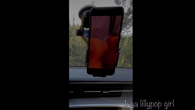 Inga lillypop girl: La migliore sega per papà nella sua auto