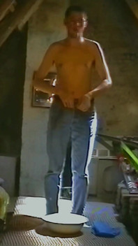 Pee in Blue Panty