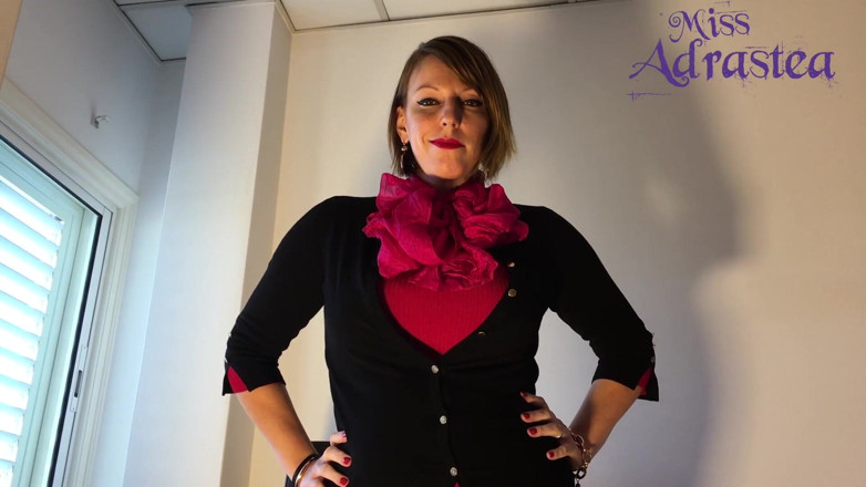 Miss Adrastea: Senhora de negócios educa você para PP wanker!