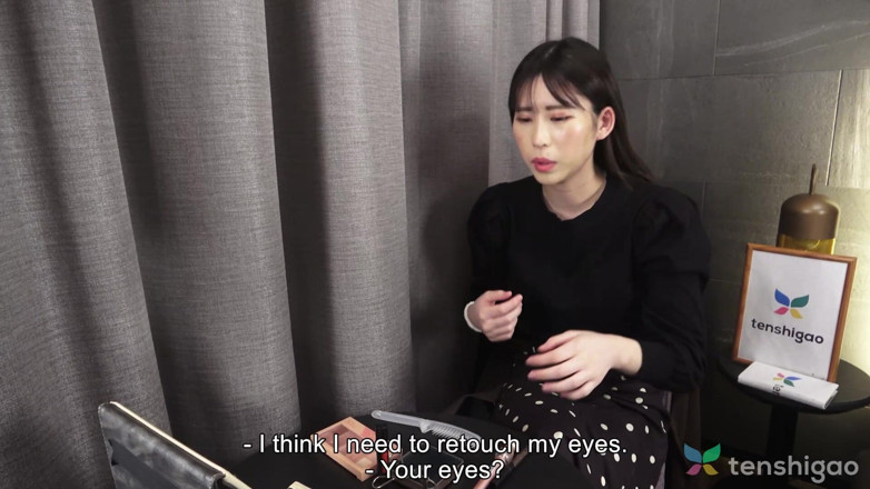 Tenshigao Backstage: Hitomi Kanzaki nos bastidores