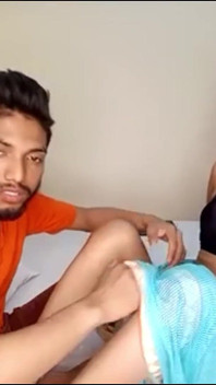 Desi Girl Neha Romantic Kissing Boyfriend Boobs Press Many More Watching Video