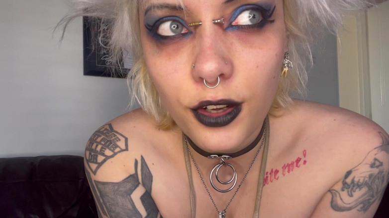 Glitterqueen1999: Udar dla macochy JOI szminka fetysz ręczna robota
