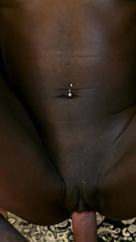 Fucking My Ebony Model Girlfriend and Cum on Her Face