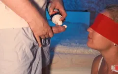 Tricked Me Into Sucking His Cock with a Taste Gamev - Stepmom and Stepson