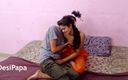 Desi Papa: India chica folla con novio en casa