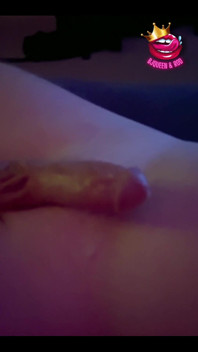 After Some Intense Edging His Cock Was Leaking Precum so I Gave It a Few More Strokes