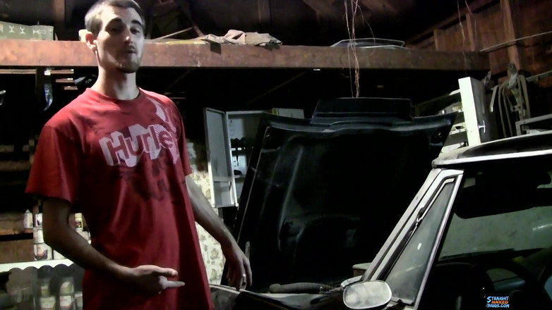 Straight naked thugs: A Cum Load in the Garage