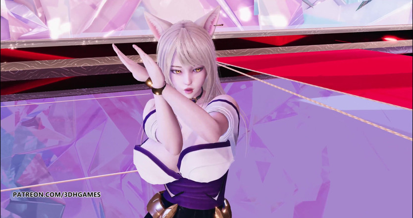 3D-Hentai Games: GFRIEND - Mago Ahri Kda hot striptease 4K 60FPS