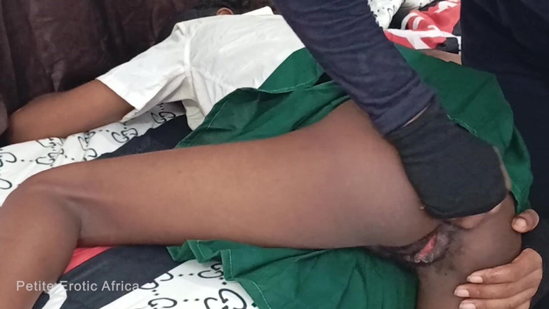 Petite Erotic Africa: Sweet Ebony Teen Taking Huge Dick Out of Passion