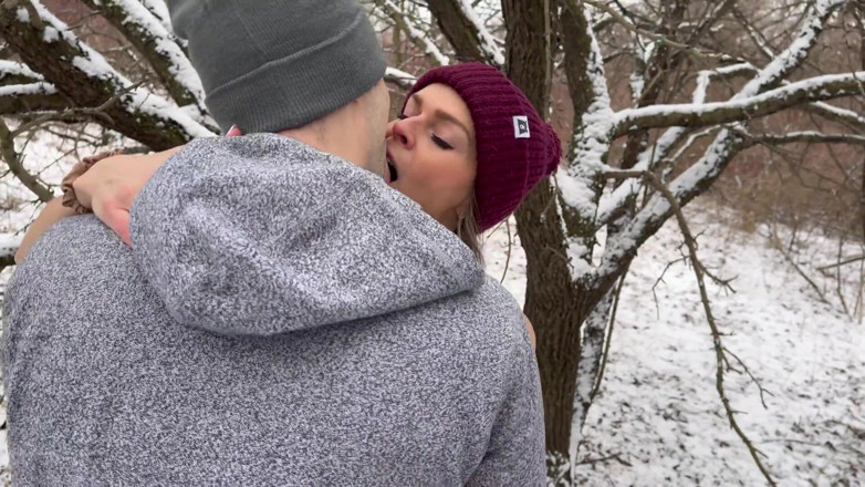 Serenity Cox: Wife Gets Huge Double Creampie in Snow Storm From Husband...
