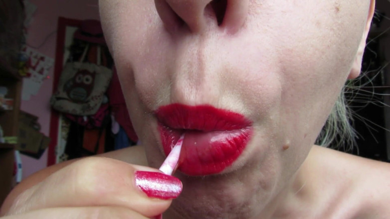 Cuteblonde666: Oral fixation of my licking sweet close up custom video