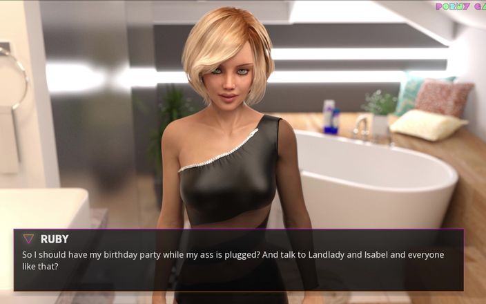 Porny Games: Thiên đường nửa đêm của Lewdlab - bú cu sâu trên đảo bếp 29