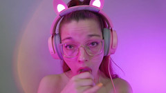 petitesubkitten: Cosplay Roșcată Egirl Ahegao VEDERE LA PERSOANA 1 suge Asmr