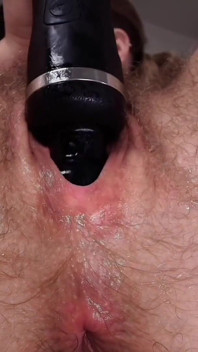 Wet Close up My Hairy Pussy and Nice Squirting with Magic Wand