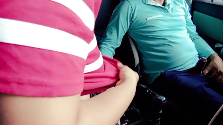 Your Arya: Desi indische bhabhi-blowjob handjob abspritzen - draußen teil 2