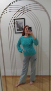 I Knitted Myself a Top and a Sweater, Bragging 3