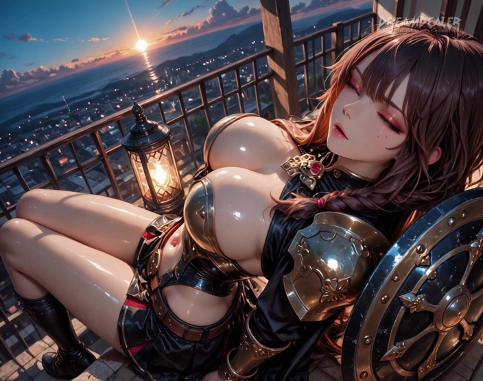 DreamDealer: La principessa guerriera aria - dopo la battaglia pov - ai generate