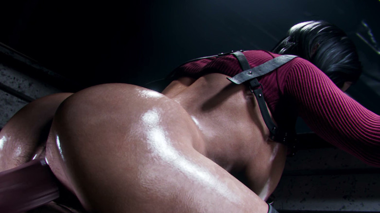 Ultimate Toys 3D: Ada Wong Extreme Big Dildo Fuck Machine Anal Fuck with...