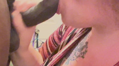 TrotzillaTheGod: Ella me sorbe preparándome para tomar mi gran polla