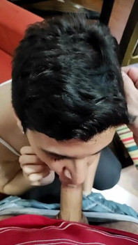 Quickie! Blowjob and Cum on Her Frankfurter! (and Black Jeans)