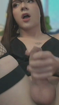 Delicius Trans Cum Enjoid My Big Shot Home