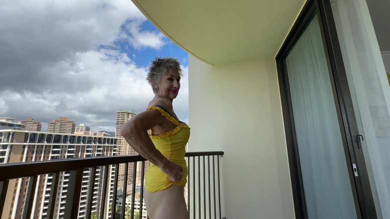 FromThisNight: I Rolled Out My Yoga Mat on My Hotel Balcony...