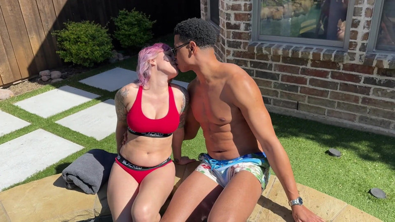 Cutikatxoxo: Alternative MILF Gets Fucked in Pool by BBC