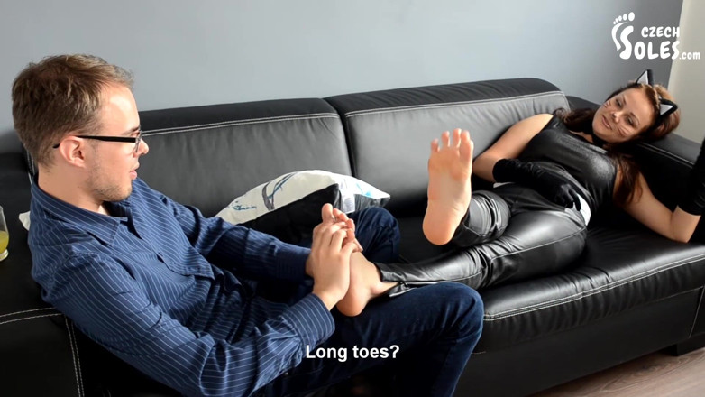 Czech Soles - foot fetish content: Houseparty Foot Fun