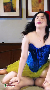 Branca de Neve não era mais inocente, safada conto de fadas em primeiro plano