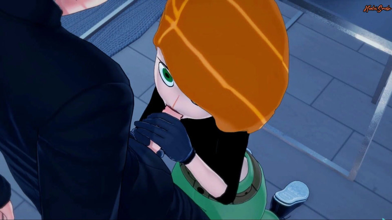 Hentai Smash: Kim Possible suce une bite avant de se faire baiser...
