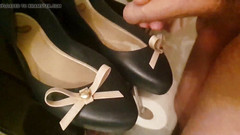 Milosbroz: Cum on blue balerinas my girl