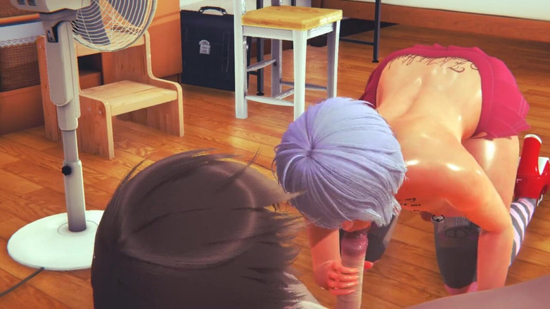 Yaoitube: Yaoi Femboy - Alu mamada y bareback