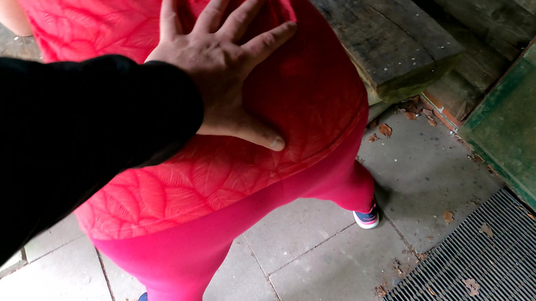 Bouncy Tits Action: Pants Down - Spread Your Legs for Pussy Whipping
