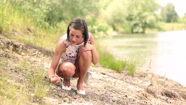 Desire Media: Anabelle & Adam Black - venkovní sex s Anabelle