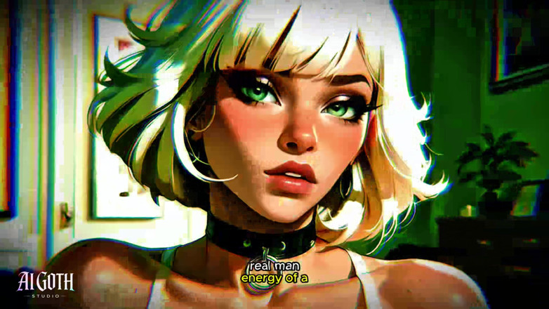 AI Visuals X: Curvă gotică cu păr alb "distruge-mă" - Mărturisire extremă (4k Ai)