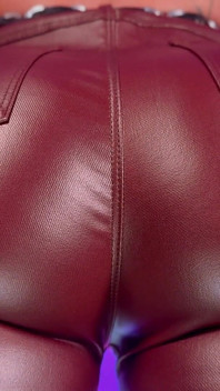Booty Talk #3- Ebony Femdom Goddess Rosie Reed Ass Worship Mental Domination Tease and Denial Leather Pants