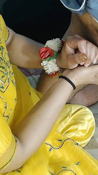 Heena Night Beautiful Handjob of Big Dick Devar Got by Hot Indian Bhabhi