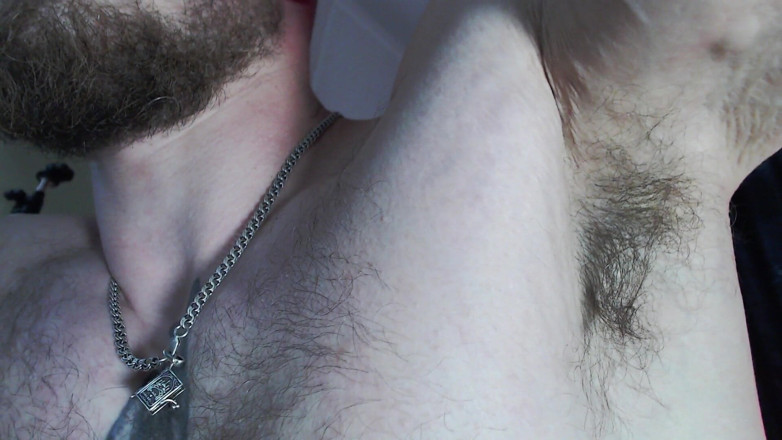 Hunky time: Worshipping and Licking Hairy Armpits