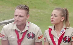 Bunch of girl scouts having a lesson in sexual intercourse