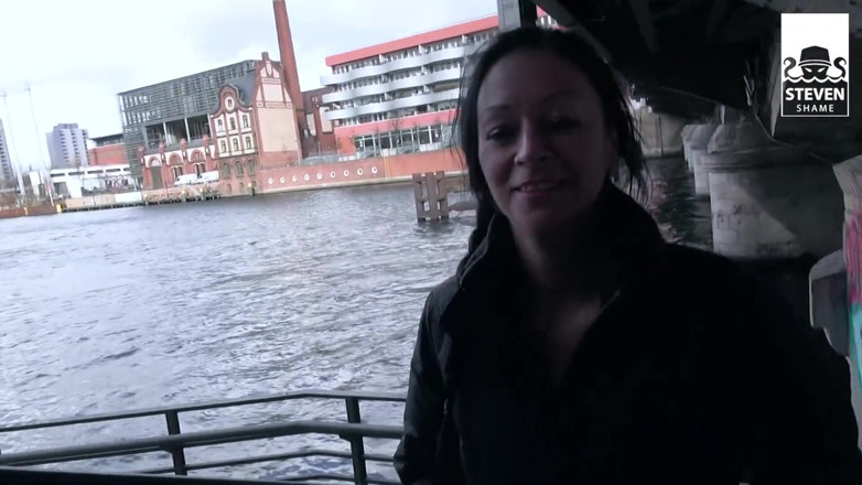 Steven Shame: Without underwear : Milf comes to outdoor fuck in tights with...