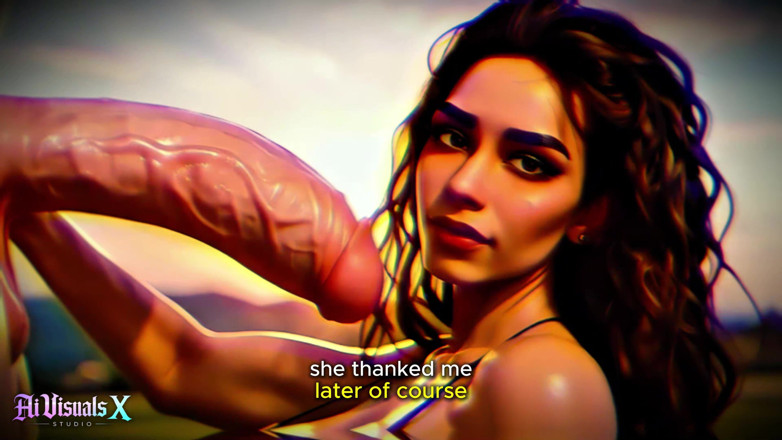 AI Visuals X: (4k) ai 3d animasyonlu porno - latin baddie büyük beyaz yarağa tapıyor (ırklararası...