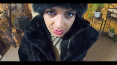 MilfyCalla: Milfycalla Deep Blow-job While Wearing Fur Coat and Shiny Boots 204