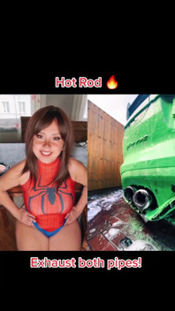 Spidergirl Cleaning the Exhaust Pipe Free