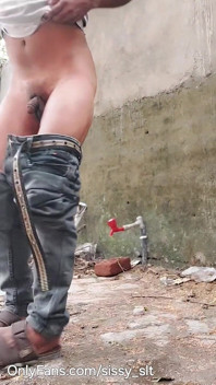 Feminized Sissy Outdoor Pissing Compilation